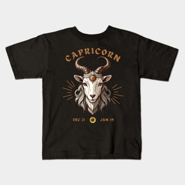 Perfect gift for Capricorn Kids T-Shirt by Ironclaw